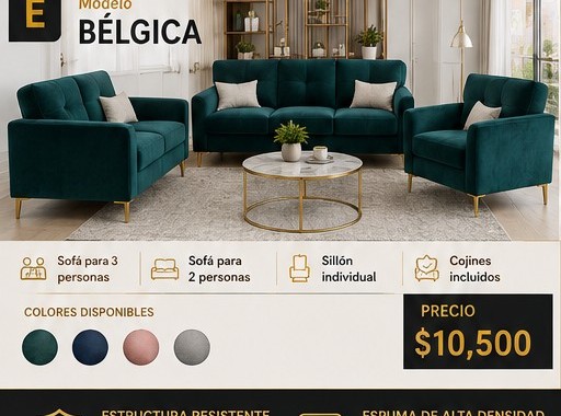 Sala Bélgica verde